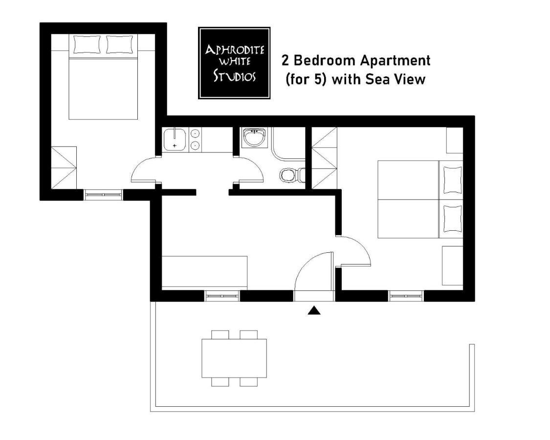 Appartement Aphrodite White Líndos